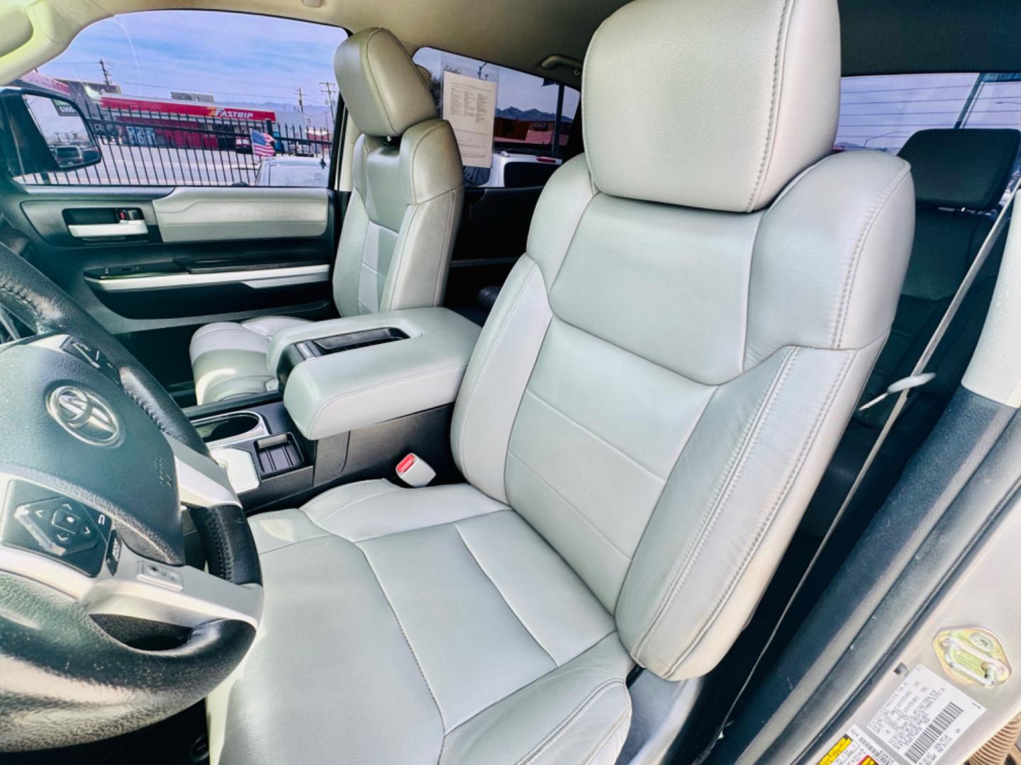 2015 Silver /grey Toyota Tundra (5TFHW5F17FX) , located at 2190 Hwy 95, Bullhead City, AZ, 86442, (928) 704-0060, 0.000000, 0.000000 - On consingment. 2015 Toyota Tundra Limited crew max 4x4. 1 owner. 90k miles. bluetooth, backup camera, bedliner, tow packagge. 5.7 V8. Limited edition. nice clean truck. - Photo#10